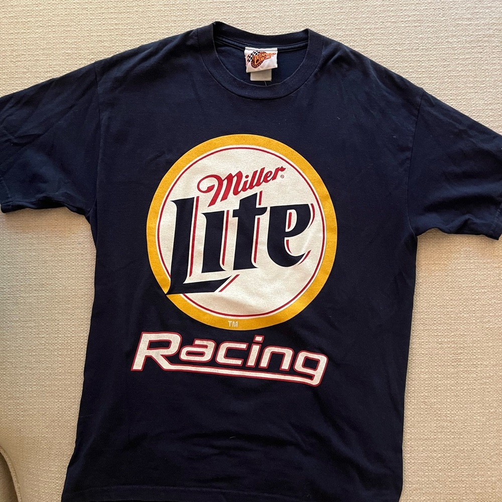 Miller Lite NASCAR vintage tee